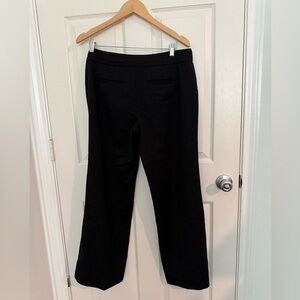 WHBM Modern Bootcut Pants Slacks Black Size 10